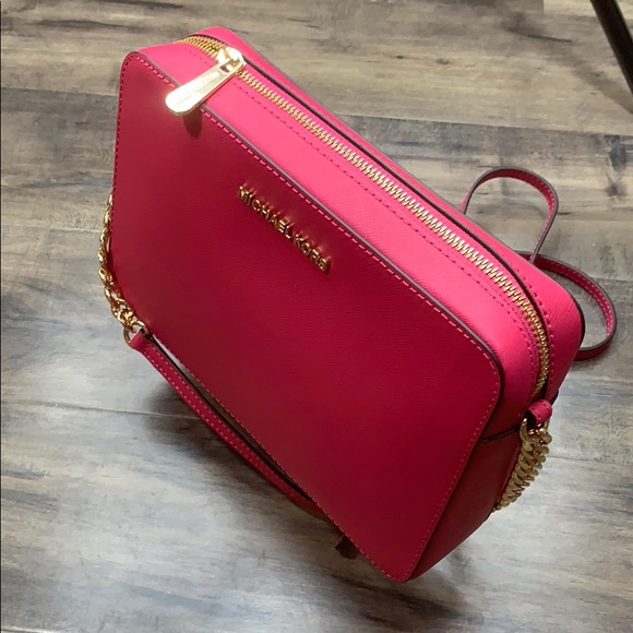 MICHAEL KORS LG EW CROSSBODY Bag Electric Pink - Picture 8 of 16